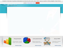 Tablet Screenshot of gosnet.pl